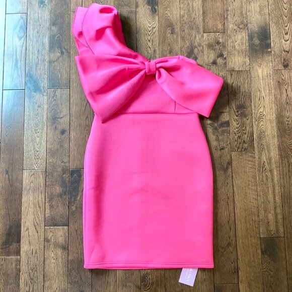 NWT One Shoulder Bodycon Cocktail Dress Size L - Picture 7 of 11